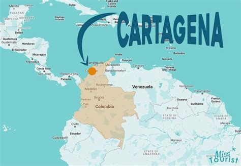 where is cartagena colombia on the map